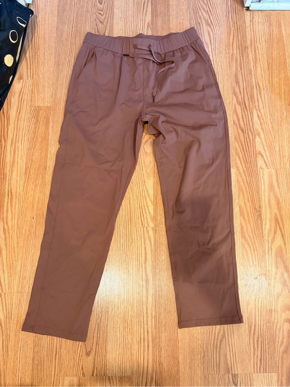 Women's Brown Drawstring Casual Pants